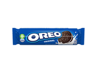 Kakaviniai sausainiai OREO su vanilės skonio įdaru, 154 g
