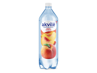 Gazuotas vanduo AKVILĖ, persikų skonio, 1,5 l