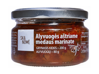 Alyvuogės SKANOVĖ aštriame marinate, 200 g