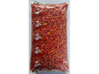 Šaldyta raudona paprika, kubeliais, 10x10 mm, 2,5 kg, VET
