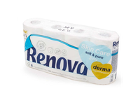 Tualetinis popierius Renova Skin Care Deco 3 sl. 8 vnt. 150 lap.