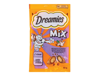 Kačių skanėstas DREAMIES su vištiena ir antiena, 60 g, 60 g