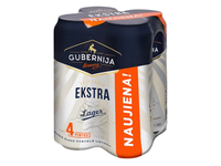 Alus GUBERNIJA EKSTRA LAGER, 5,2%, 4x0,568l