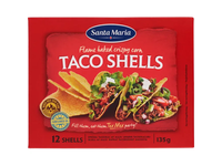 Kukurūzų krepšeliai SANTA MARIA TEX MEX (TACO SHELLS), 135 g