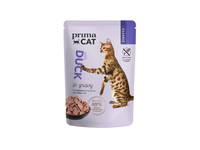 Konservuotas kačių ėdalas PRIMACAT (antiena padaže), 85 g