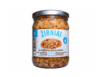 Konservuoti žirniai su rūkytomis kiaulių ausimis SKANOVĖ, 500 g
