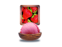 Sorbetas GLACES DES ALPES braškių skonio, 2,5 l / 1,65kg