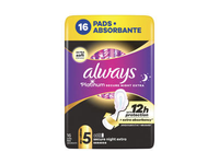 Higieniniai paketai ALWAYS Platinum Secure Night Extra, S5, 16 vnt.