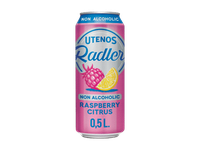 Nealk. UTENOS alaus kokteilis RADLER, aviečių ir citrinų sk., 500 ml