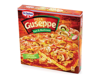 Šaldyta pica DR. OETKER (GUSEPPE) su kumpiu ir grybais, 425 g