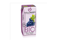 Ekologiškas raudonųjų vynuogių nektaras HOLLINGER BIO (60%), 200 ml