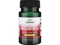 SWANSON RESVERATROL, 100 mg, 30 kapsulių