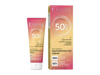 EVELINE ANTI-WRINKLE SPF50 ANTI-WRINKLE PHOTOPROTECTIVE veido kremas, 30 ml