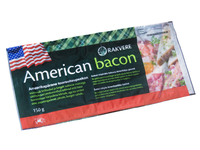 Šaltai rūkyta šoninė AMERIKIETIŠKA, pjaustyta, 150 g