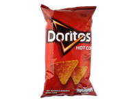 Kukurūzų traškučiai DORITOS Hot Corn, aštrių pipirų skonio, 90 g