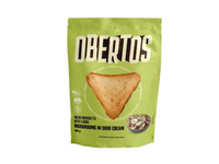 Grybų ir grietinėlės skonio duonos traškučiai OBERTOS, 100g