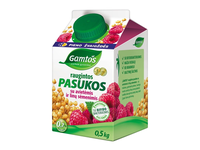 Raugintos GAMTOS pasukos su avietėmis ir linų sėmenimis, 0,8% rieb., 500 g