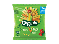 Ekologiškos daržovių lazdelės ORGANIX, nuo 7 mėn., 15 g