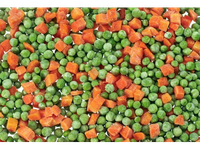 Šaldytas žirnelių ir morkų mišinys, 2,5 kg