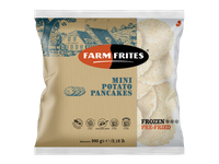 Šaldyti bulviniai blyneliai FARM FRITES, mini, 990 g