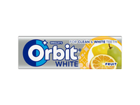 Kramtomoji guma ORBIT WHITE FRUIT, 14 g