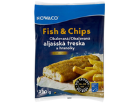 Šald. pat. NOWACO FISH AND CHIPS, 350 g, MSC