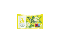 Drėgn.servetėlės ALMEDA FRESH CITRUS, 15 vnt.
