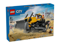 Kontruktorius GELTONAS BULDOZERIS SU KRAUTUVU LEGO 60466, 1 vnt.