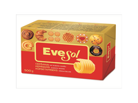Kepinių margarinas EVESOL su sviestu, 72 % rieb., 500 g