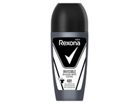 Vyriškas pieštukinis dezodorantas REXONA INVISIBLE BLACK&W, 50 ml