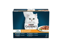 Kačių ėdalas GOURMET PERLE, įvairių skonių, 1,02 kg, 12x85g