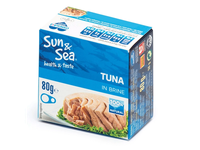 Tuno gabaliukai savo sultyse SUN&SEA, 80 g