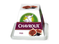Ožkų pieno sūris CHAVROUX FIGS su figomis, 48 % rieb. s. m., 150 g