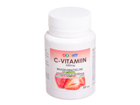 ABC VIT Vitaminas C, 500 mg, braškių skonio, 50 kramtomų tablečių