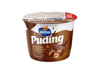 Šokolado ir lazdyno riešutų skonio pudingas ALMA 5,4% rieb., 230 g