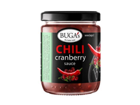 Aitriųjų paprikų - spanguolių padažas BUGA's, 170 g