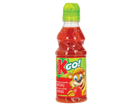 Morkų, obuolių, bananų, braškių nektaras KUBUŠ GO, 32 %, 300 ml