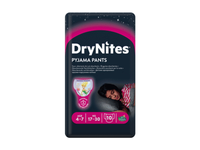 Sauskelnės-kelnaitės HUGGIES DRYNITES GIRL 4-7 (17-30 kg), 10 vnt.
