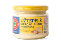 Tepamasis KĖDAINIŲ kietasis sūris su česnakais, 280g