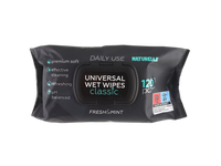 Drėgnos servetėlės Classic Black Naturelle 120vnt.