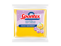 Universaliosios šluostės SPONEX, 10 vnt., 10 vnt.