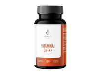 GAMTOS NAMAI VITAMINAI D3+K2, 60 kapsulių