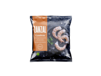 Šaldytos argentininės krevetės 20/30, luptos valytos, 20% glazūros, 800 g