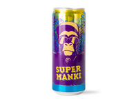 Energinis gėrimo skonio gaivusis gėrimas be kofeino SUPER MANKI, 0,33l
