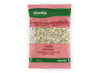 Septynių grūdų dribsniai HAPPY FAMILY, 400 g