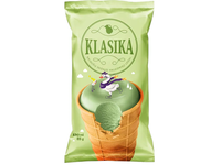 Klasika kriaušių skonio ledai vafliniame puodelyje, 120ml