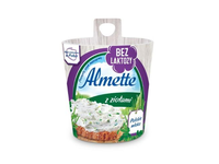 Tepamas varškės sūris ALMETTE, su žolelėmis, be laktozės,25% rieb., 150 g
