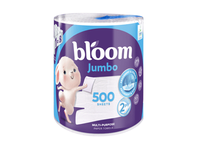 Popieriniai rankšluosčiai BLOOM JUMBO, 2 sluoksnių, 1 vnt. 