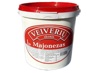 Majonezas VEIVERIŲ, be konservantų, 35 %, 1 kg (M)