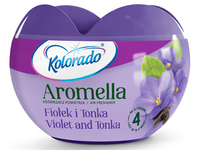 Oro gaiviklis-želė indelyje Aromella Kolorado 150g Violet&Tonka